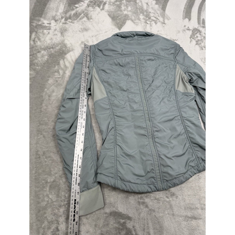 Kuhl The One Jacket Womens XS Gray‎ Full Zip Insulated Light Fleece Hiking Trail - Picture 10 of 10